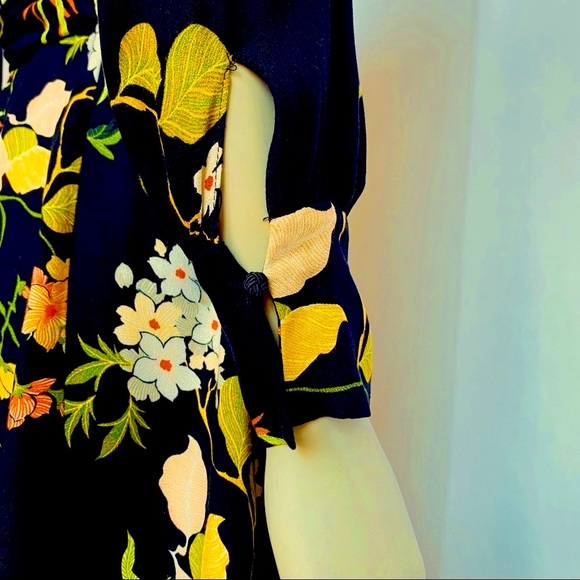 Japanese style print Floral Dress - Picture 14 of 16